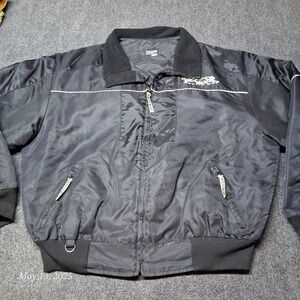 Arctic‎ Cat Jacket Men Size 2XL Black Full Zip Lightweight